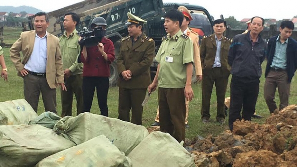 Hà Tĩnh: Tiêu hủy gần 1,5 tấn thịt bốc mùi hôi thối